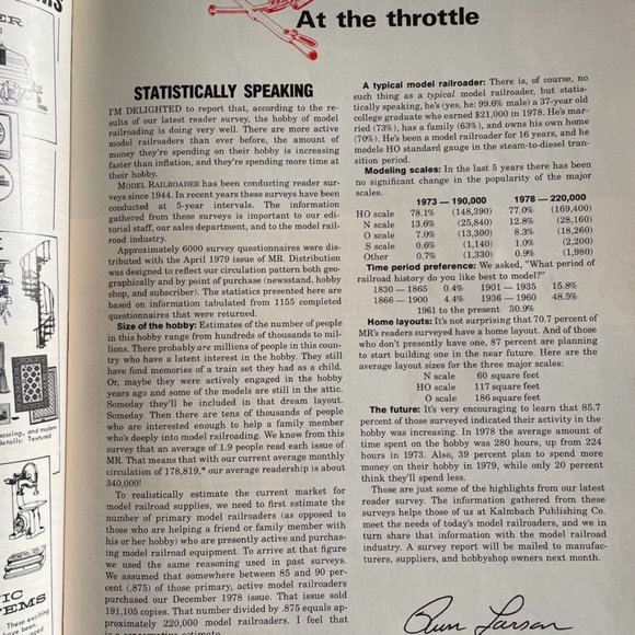 Model Railroader Magazine Back Issue u July 1979 Vol 46 No 7 Clinchfield Series - Picture 4 of 6